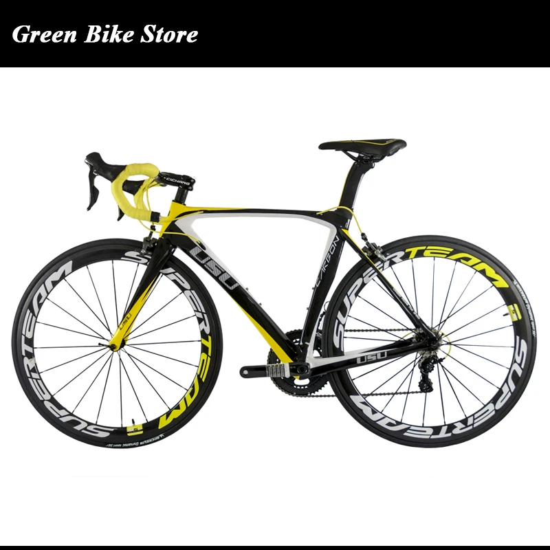 Superteam 6800 groupset углеродный дорожный велосипед OEM полный 7 кг Суперлегкий