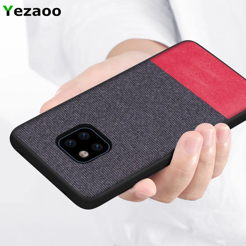 Чехол для Huawei Mate 20 lite модная тканевая сумка yezaoo силиконовая задняя крышка