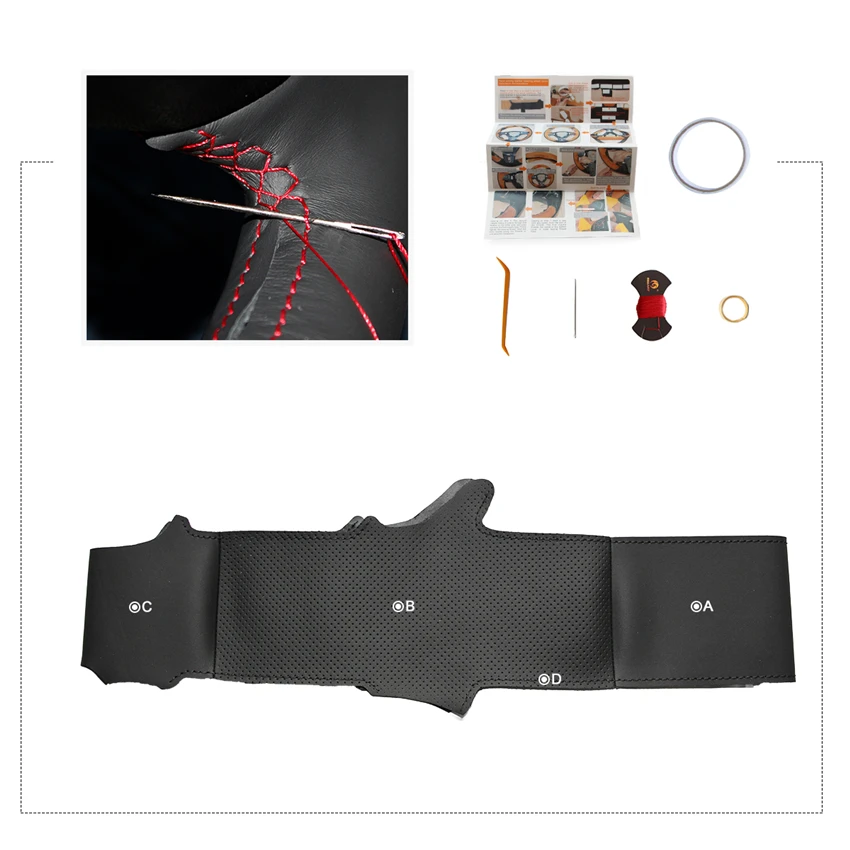 MEWANT черная искусственная кожа фотосессия для Kia Forte 2009 2014 Soul 2010 2013 Rio 2011|car steering wheel