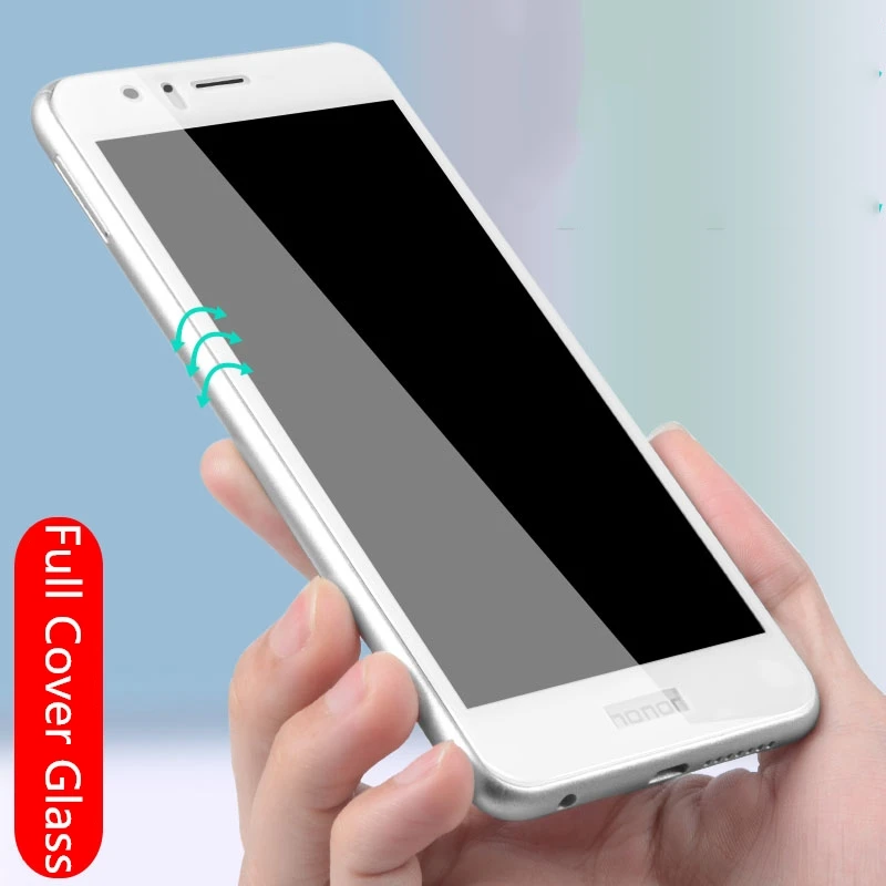 Полное Защитное стекло для Huawei Honor 9 Lite 8C 8X8 S 7A 7C 7X Pro играть C8 X8 S8 A7 C7 X7 экран