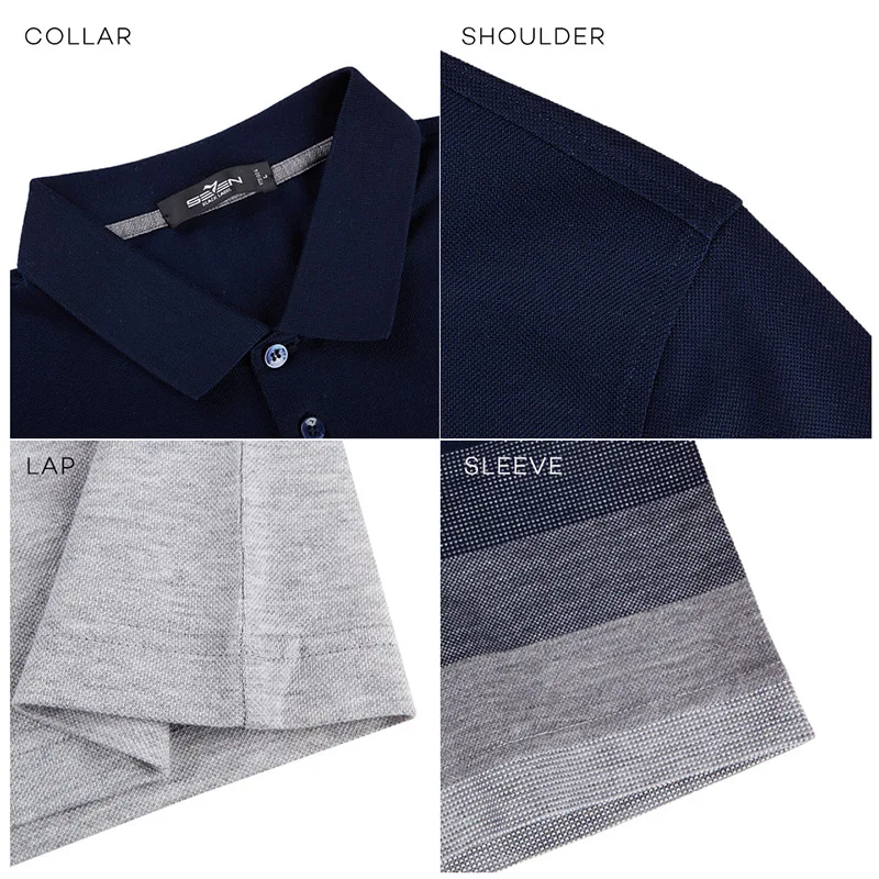 Seven7 бренд 2019 Новая мужская рубашка Поло хлопок Camisa повседневный мужской пуловер