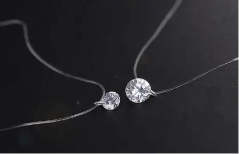 Новинка 2021 модное ожерелье x 95 ослепительный хрустальный кулон невидимое из