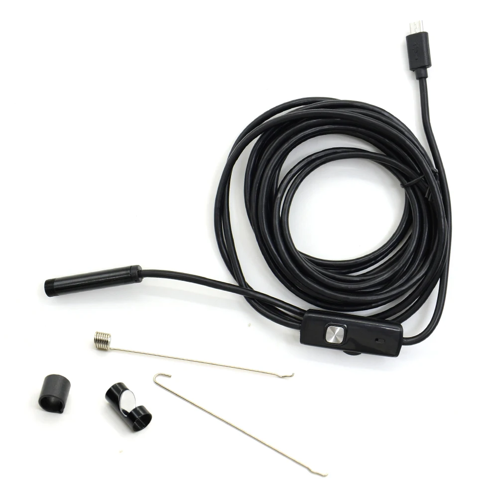 8 мм эндоскоп USB wifi камера Android 720P Iphone бороскоп Endoscopio полужесткая жесткая трубка и