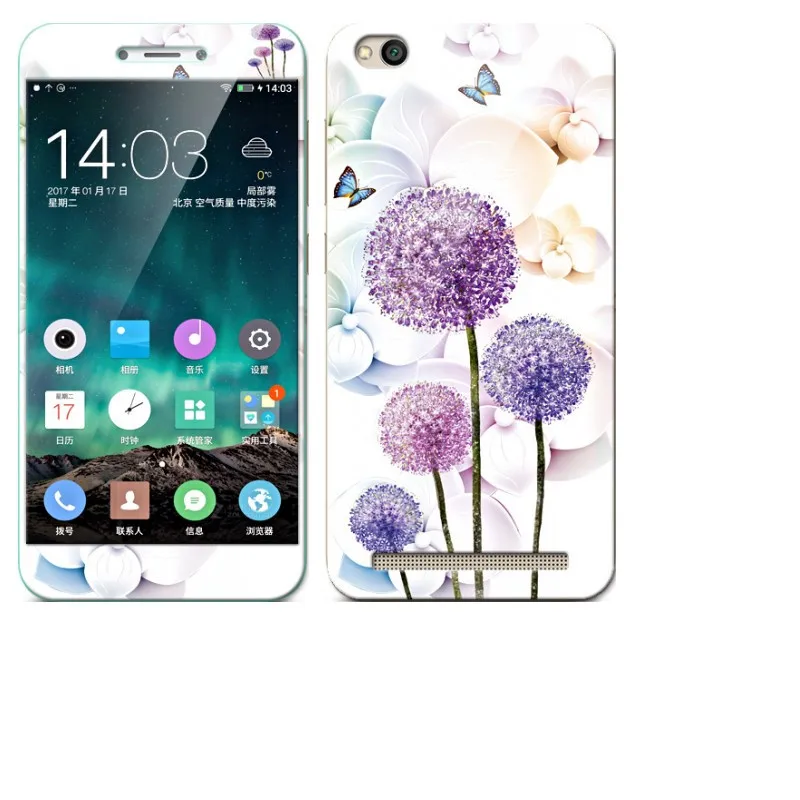 Xiaomi Redmi 5A силиконовый роскошный мягкий чехол для телефона с защитой 360 + цветной