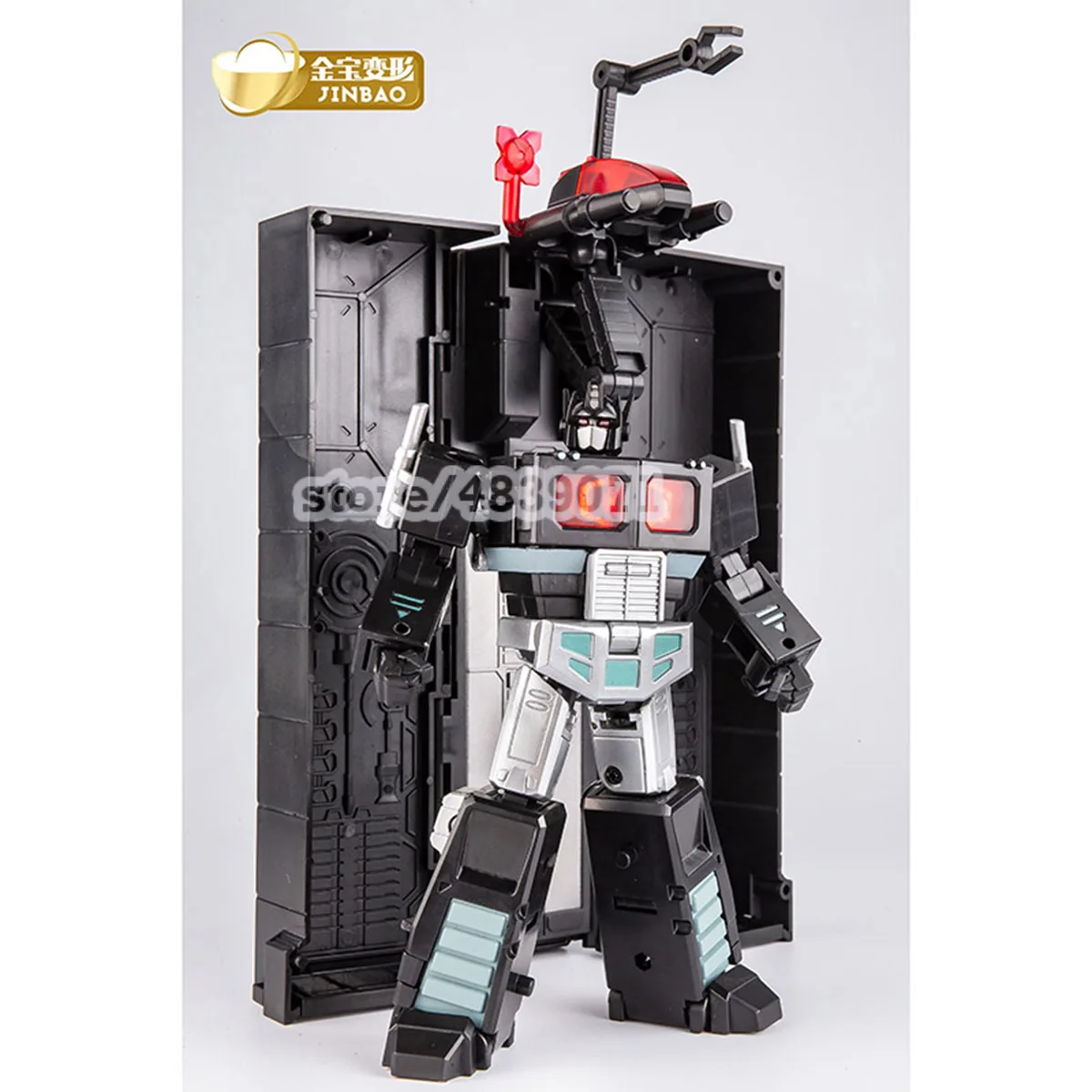 Jinbao Робот мини черный Nemesis Prime OP Commander MPP10 трансформация с трейлером ролик Летающий рюкзак фигурка игрушки
