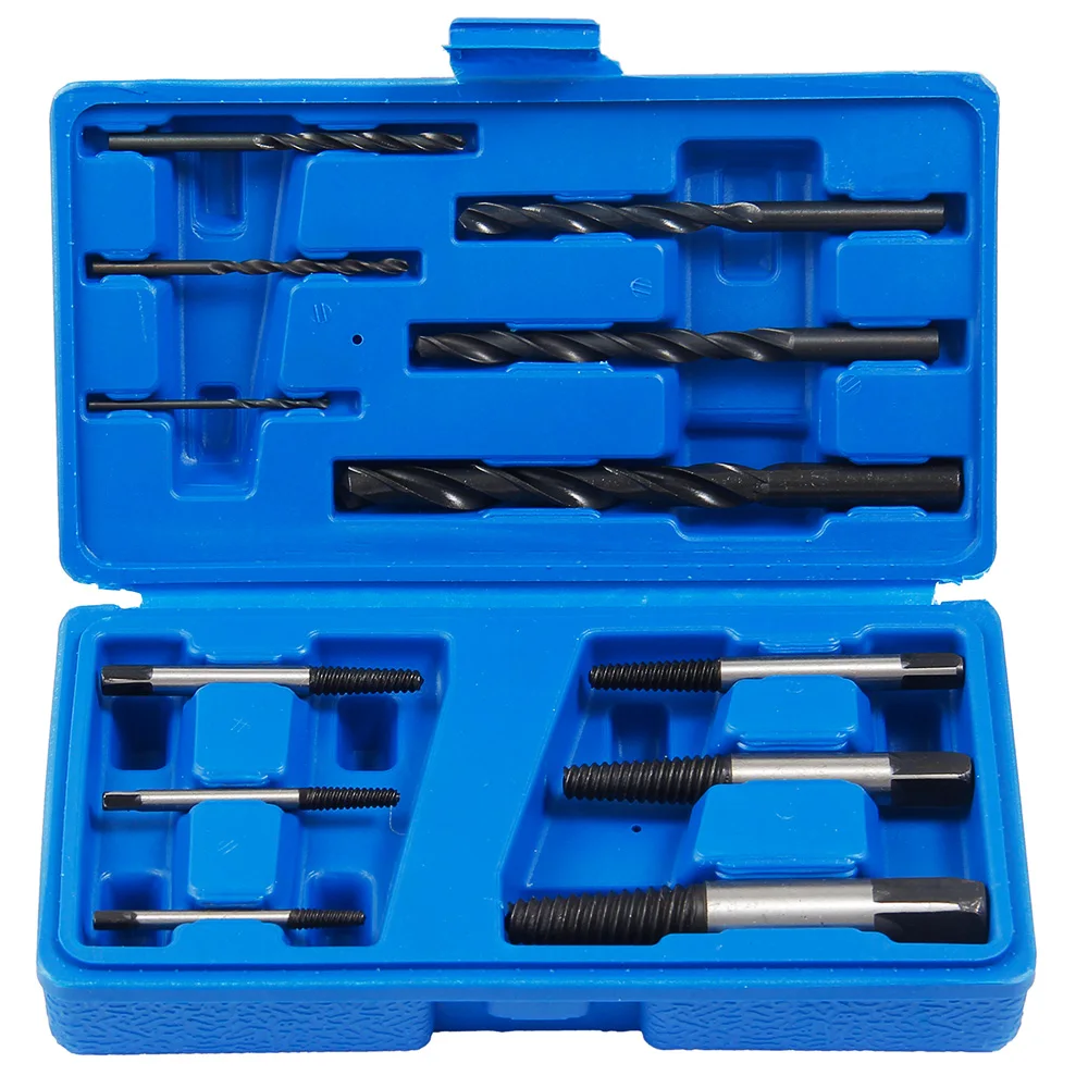 12pcs Damaged Screw Extractor Drill Bits Guide Set Broken Speed Out Easy out Bolt Stud Stripped Remover Tool | Инструменты