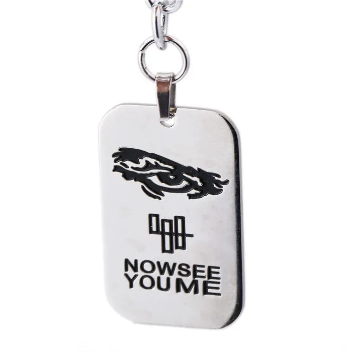 

12pcs/lot Movie Now You See Me Keychain High Quality Zinc Alloy Anime Silver New Gift Dog Tag Model Collection Souvenir
