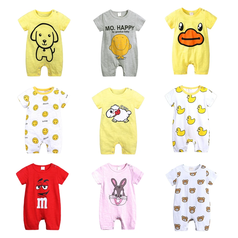 Новинка 2020 детский комбинезон летний хлопковый для мальчиков и девочек детская