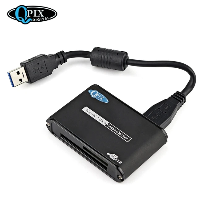 Все в одном кард-ридер писатель Универсальный USB 3,0 мульти смарт-кард-ридер SDXC/SDHC/CF высокоскоростной считыватель карт памяти