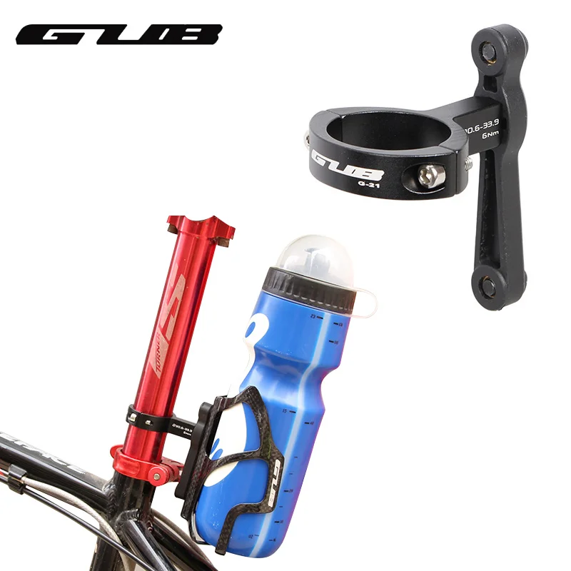 GUB Aluminium Alloy Bicycle Adjustable Water Bottle Cage MTB Mountain Bike Cycling Holder 30.9/31.6/33.9mm Seatpost Mount | Спорт и