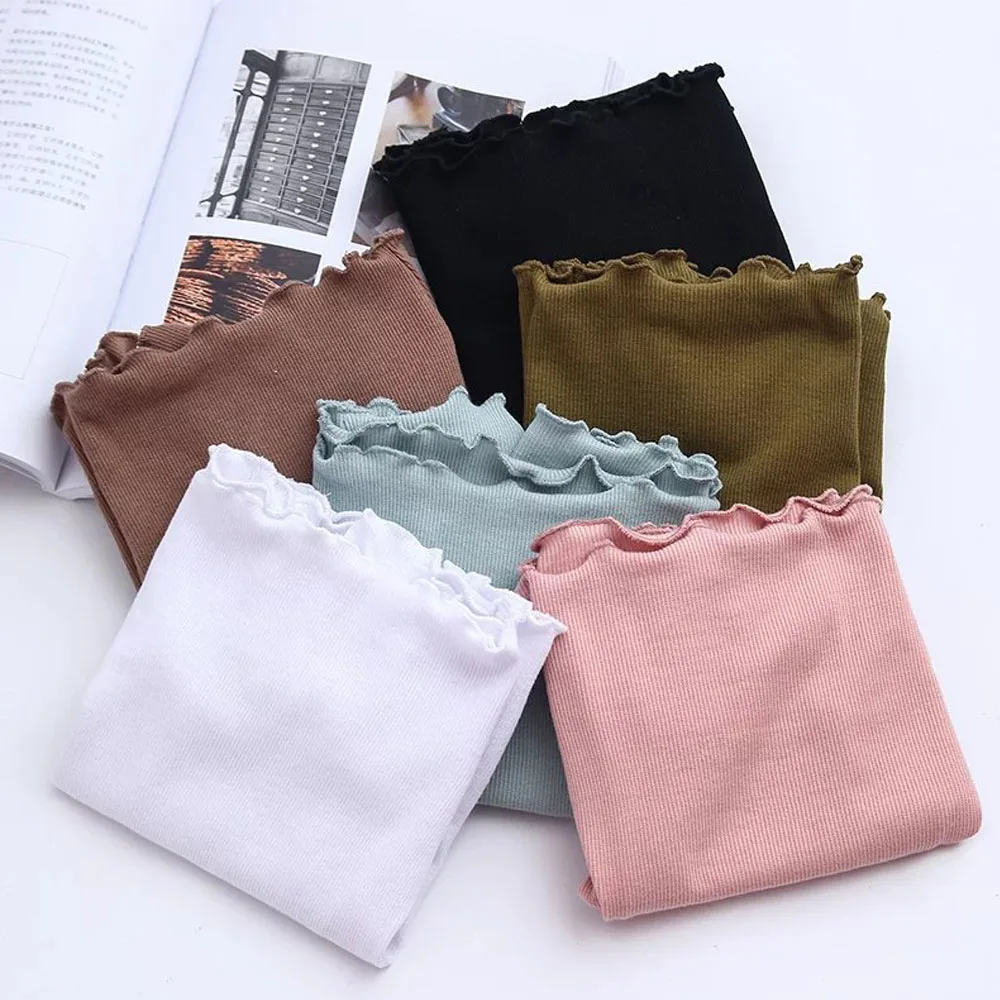 Сексуальная с плеча косой вырез оборками пуловер полосатый укороченный короткий