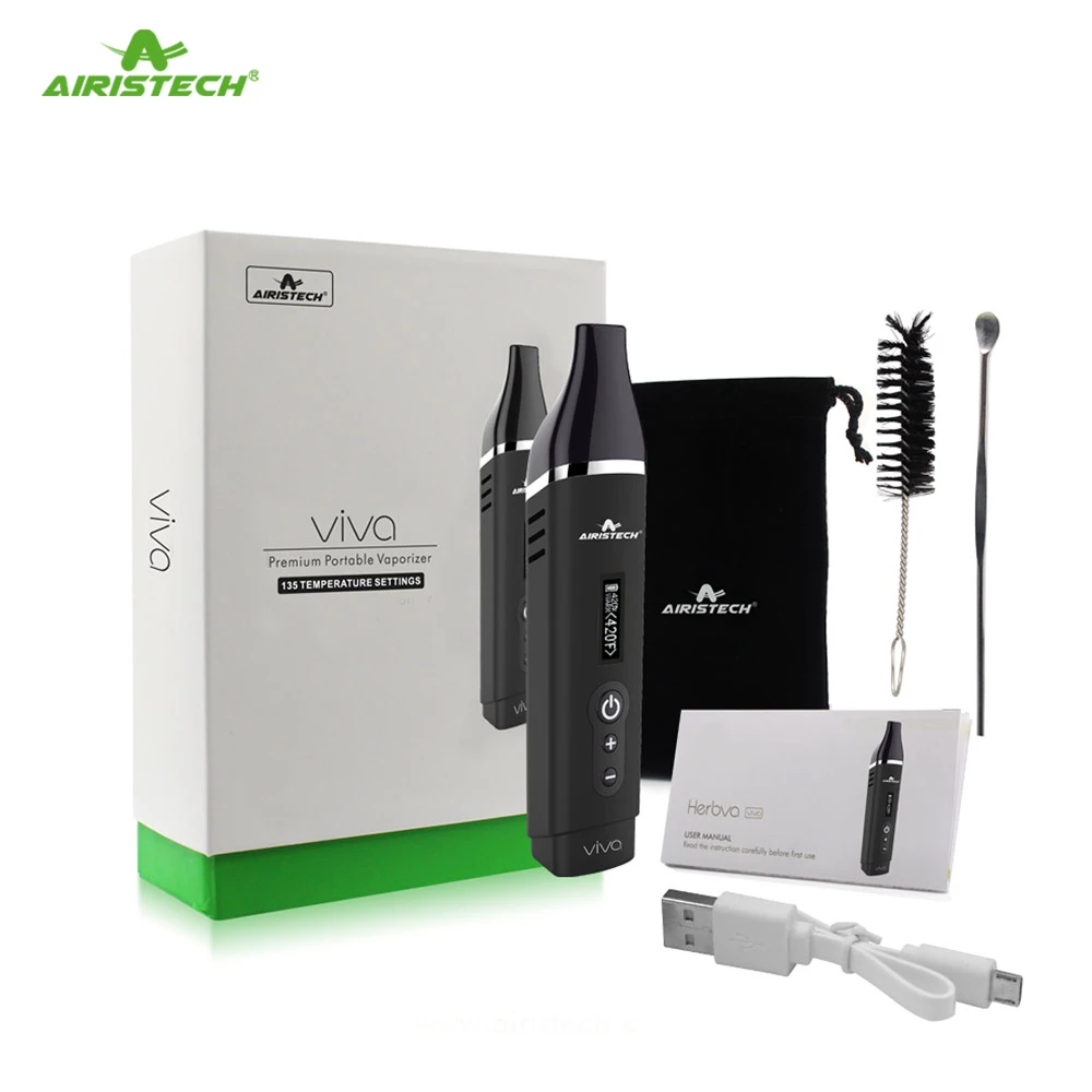 Оригинальный Airistech Herbva viva сухой травы испаритель комплект 2200 мАч Отопление vape