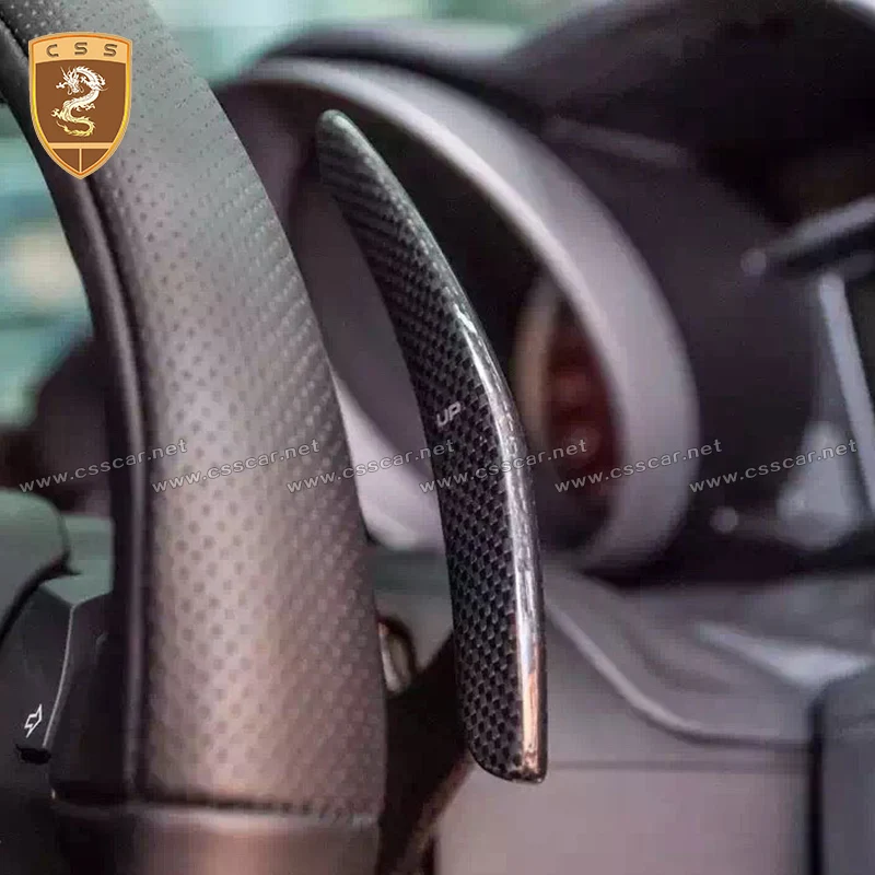 Настоящее углеродное волокно сдвиг весло подходит для FERRARI 488 GTB паук авто