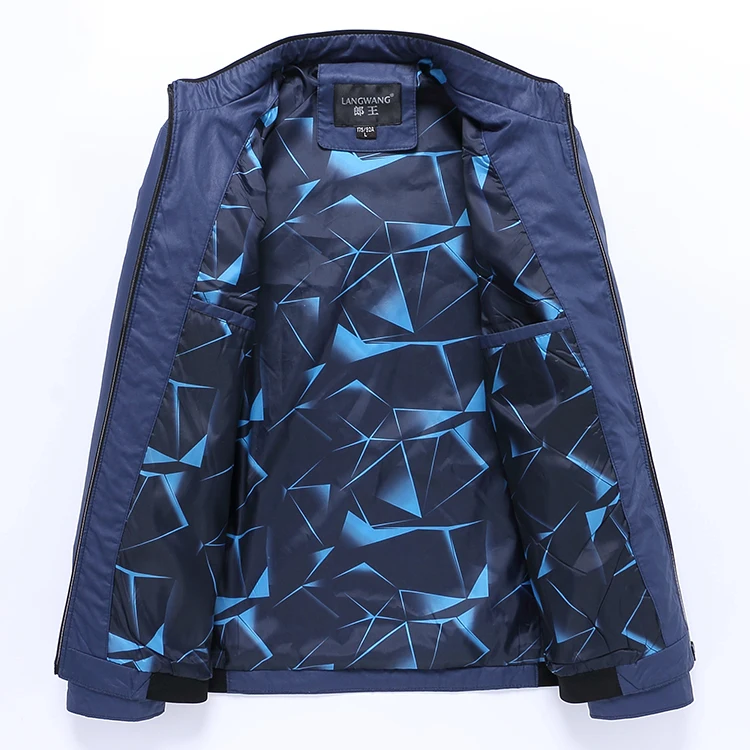 Новый 8XL 7XL 6XL 5XL Для мужчин куртка мужской пальто Повседневное Slim Fit мандарин