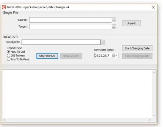 InCal Unpacker/Repacker/программа для изменения даты 2016 v4 Разблокировка новой работы после