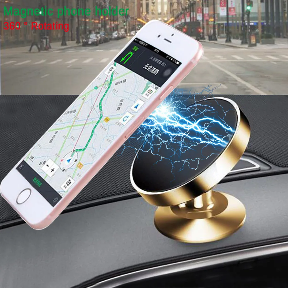 Магнитный автомобильный держатель для телефона iPhone XS 8 7 в автомобильном