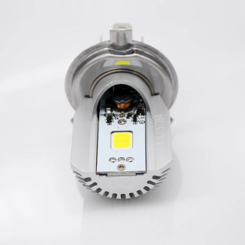 Новая светодиодная фара для мотоцикла DC 6V ~ 80V 6W 800LM H4 COB лампа HS1 6500K 3000K мопед скутер
