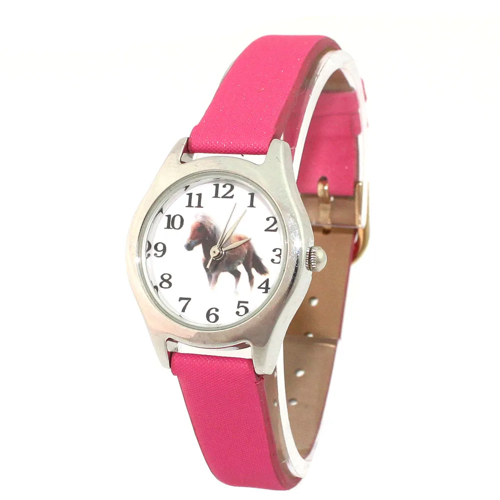 1 шт. женские кварцевые часы с изображением лошади|wristwatch brand|wristwatch womenwristwatch girl |