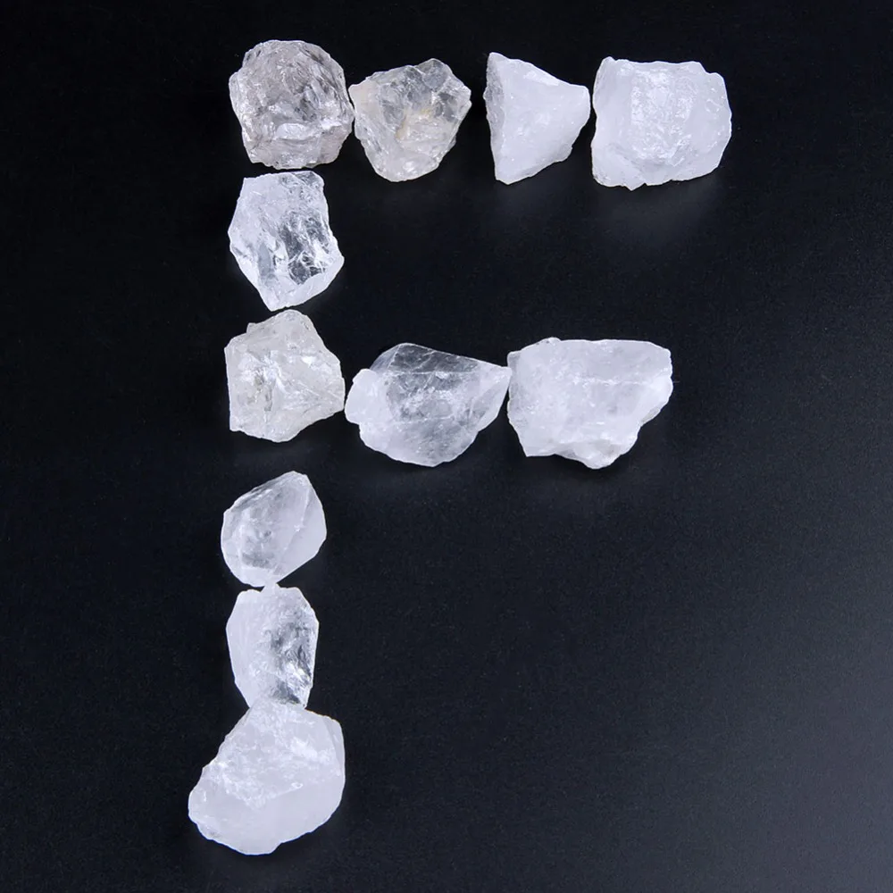 Натуральные необработанные камни 1/2 фунта прозрачные кварцевые минеральные