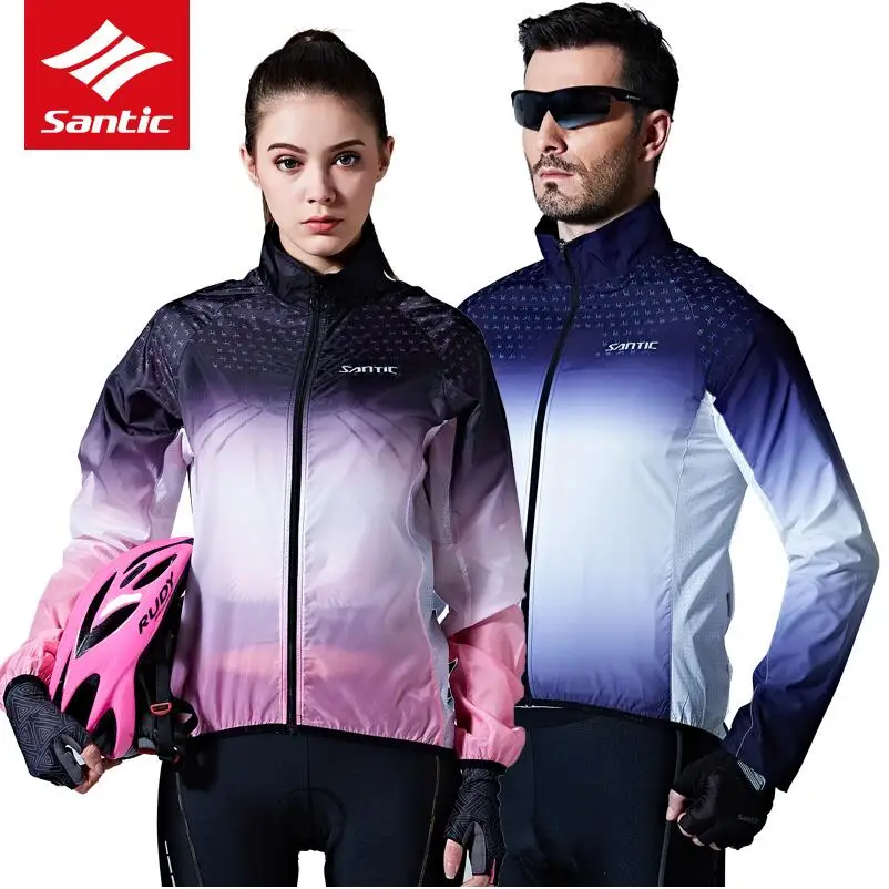 Куртка Santic для велоспорта мужская и женская ветрозащитная водонепроницаемая