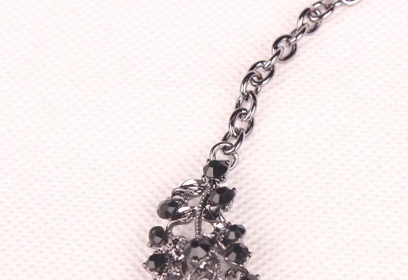 Комплект из сережек и ожерелья винтажные свадебные комплекты ювелирных изделий