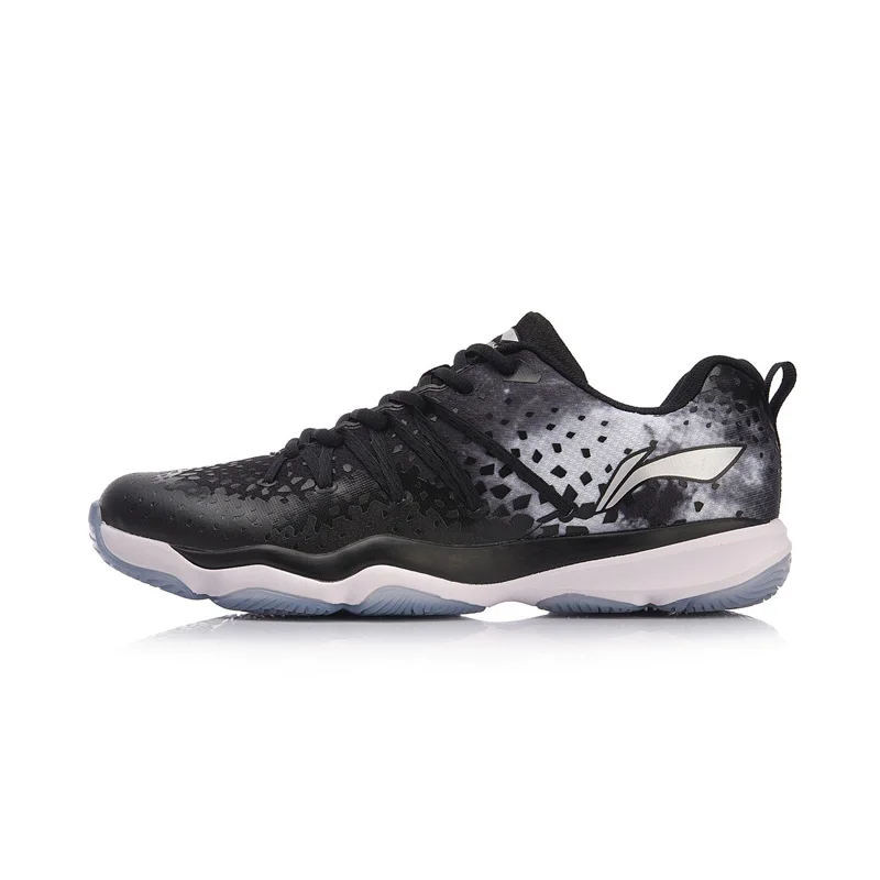 Клиренс) Li-Ning для мужчин Туманность обувь для бадминтона пригодно для носки анти-скользкая подкладка Фитнес Спортивная обувь Кроссовки AYTN035 XYY091 - Цвет: AYTN035-2H