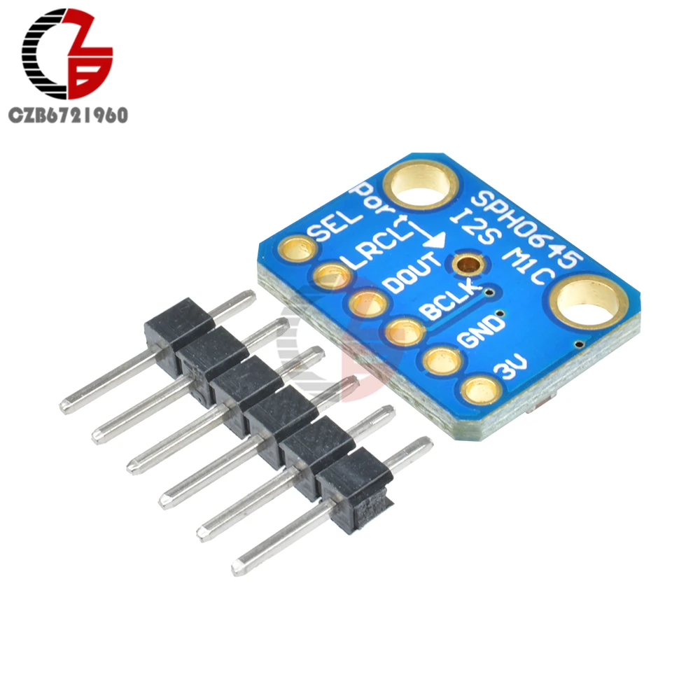 SPH0645 I2S MEMS микрофон Breakout совета 50 Гц-15 кгц цифровой Выход Mic часы слово данных выберите для аудио Запись обнаружения