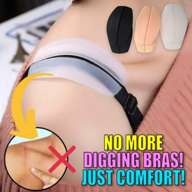 Лидер продаж 3 пары Нескользящие силиконовые накладки на бюстгальтер мягкие