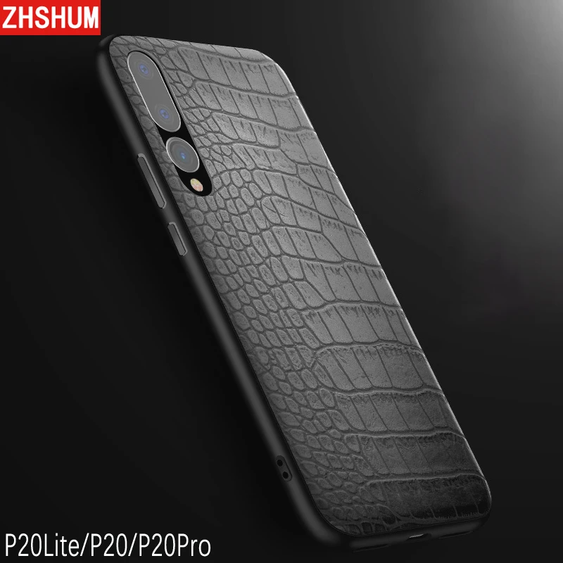Luxury PU Crocodile Leather Case for Huawei P20 Lite P30 Croco Pattern Soft Hard Full Back Cover Pro |