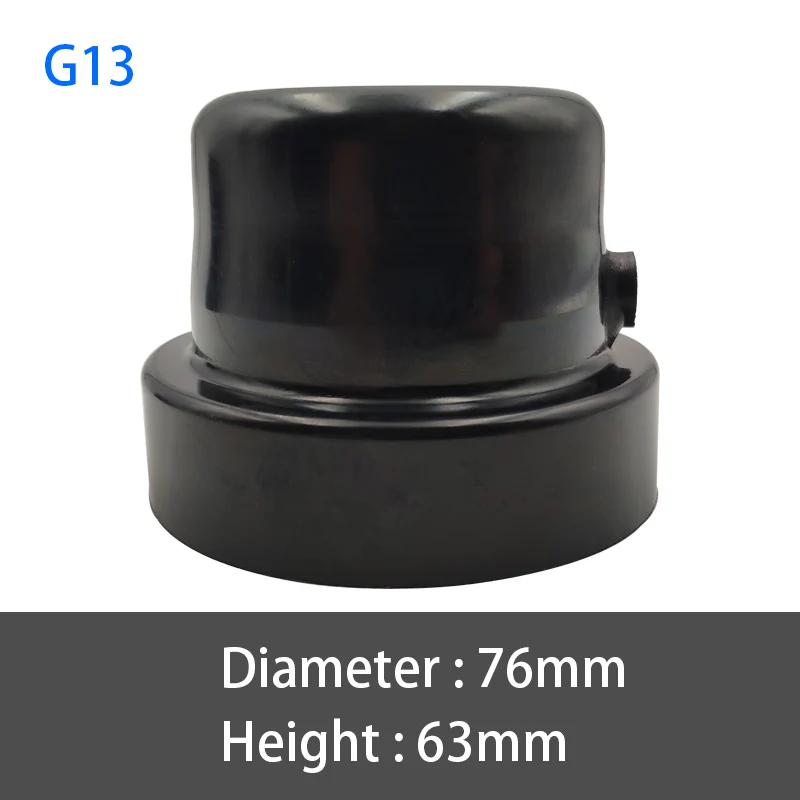 G13-76mm 2 шт. Автомобильный светодиодный светильник, головной светильник, пылезащитный чехол, ксеноновый светильник, резиновое уплотнение, крышка фары, автомобильный Стайлинг H4 H1 H7 D2H H11 H8 HB3 - Color: G13-76mm