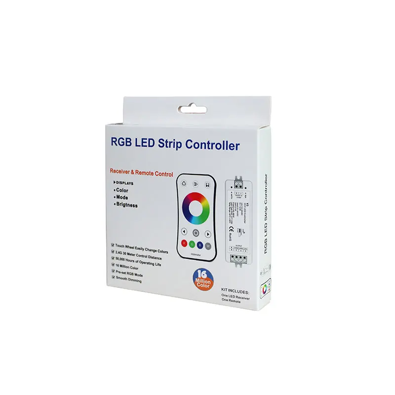 

DC12V 24V 2.4G RF wireless LED Touch Remote Control 3Channel led controller Dimmer V3 R8-1 R9 RT4 for RGB led strip
