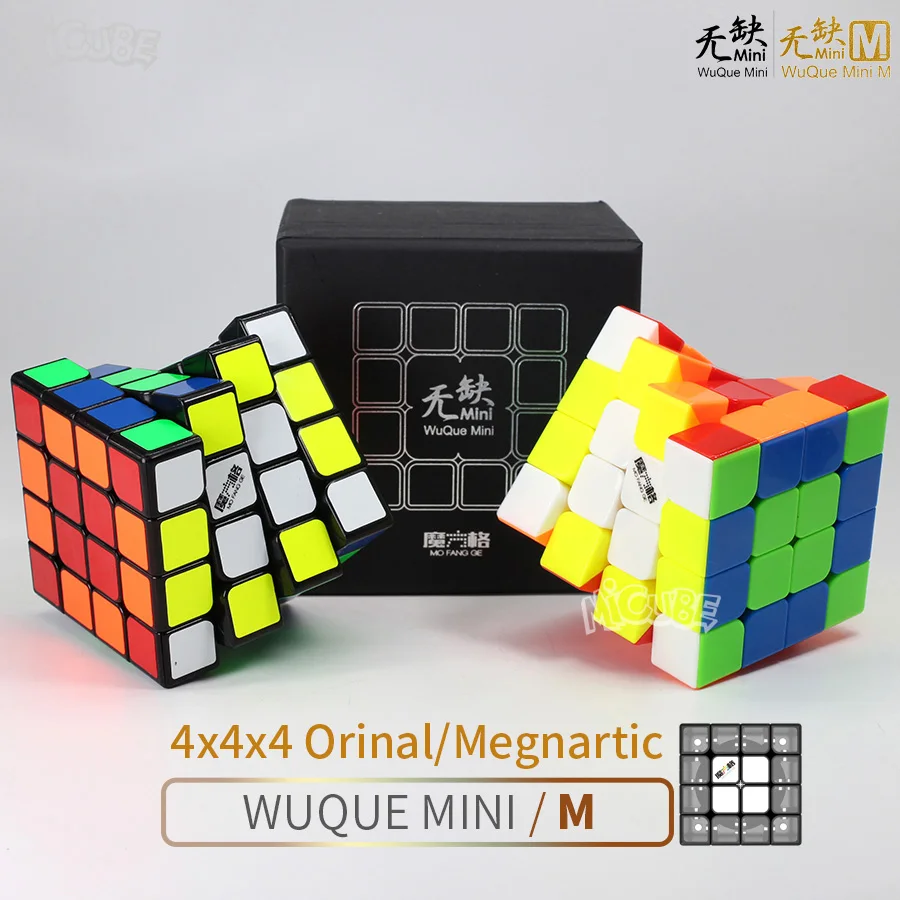 Mofangge 4x4x4 Магнитный куб 4x4 Wuque Mini M и скоростной кубик-головоломка Qiyi 4*4 для профессионального Stickerless Wuque M