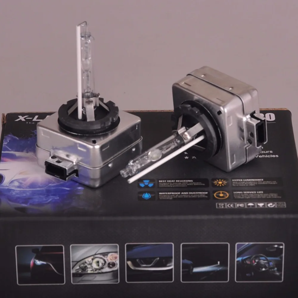 2 шт. ксеноновые лампы для PHILIPS GE или OSRAM 6000K совместимы с 66043 66144 85410 UB - купить по