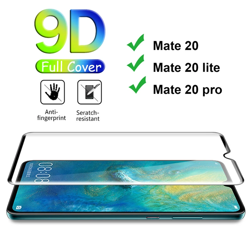 Защитное стекло 9D полное наклеивание для Huewei P Smart Plus 2019 закаленное Huawei P20 Lite Pro