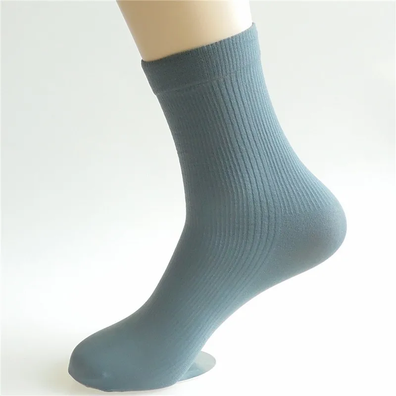 10 пар бамбуковый Шелковый носок тонкие крутые летние стильные мужские деловые