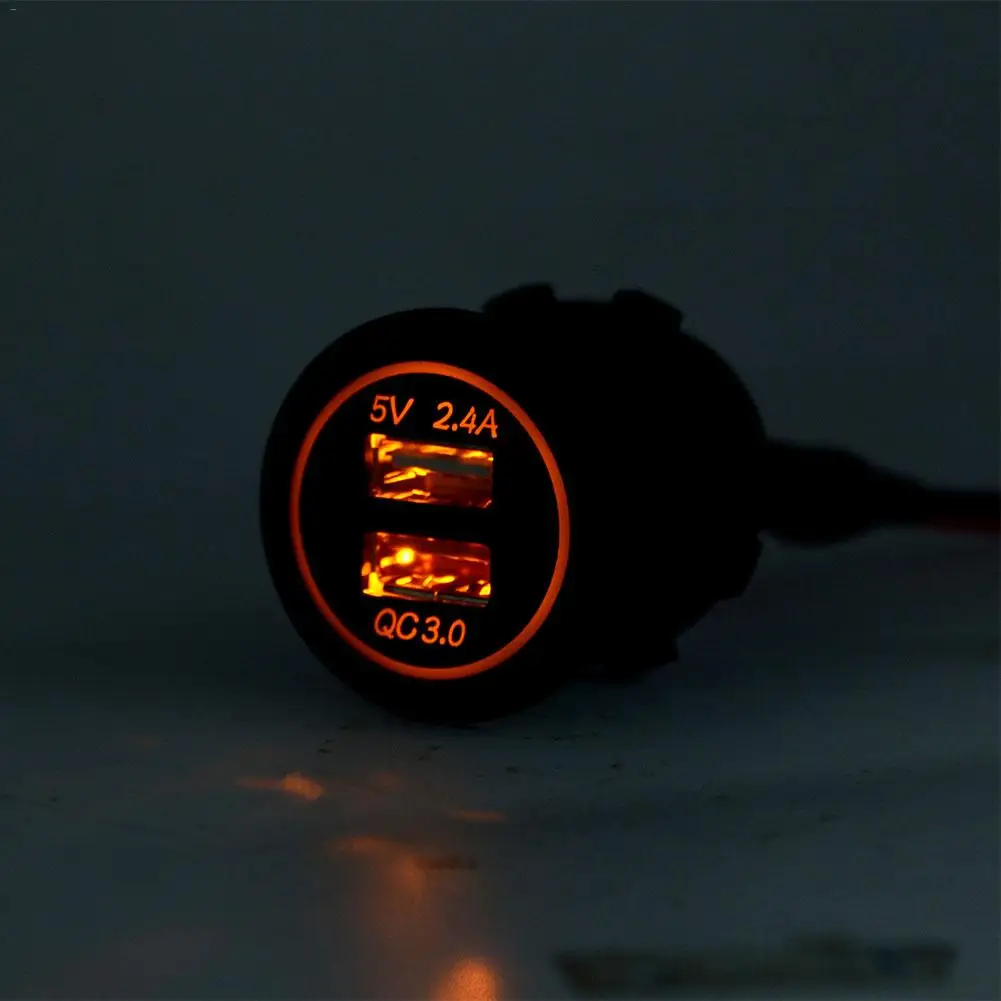 Автомобильное зарядное устройство с двумя USB портами и 2 портами|Зажигалка| |