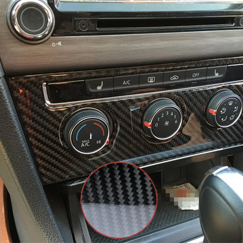Наклейки из углеродного волокна на переключатель переменного тока для Volkswagen VW Golf