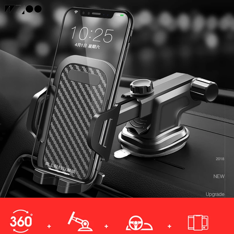 Автомобильный мобильный телефон GPS Держатель кронштейн украшения 360 градусов