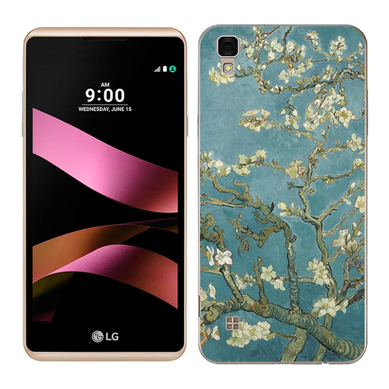Мягкий чехол из ТПУ для LG X стильные чехлы телефонов с масляной росписью Style K200DS 5 0