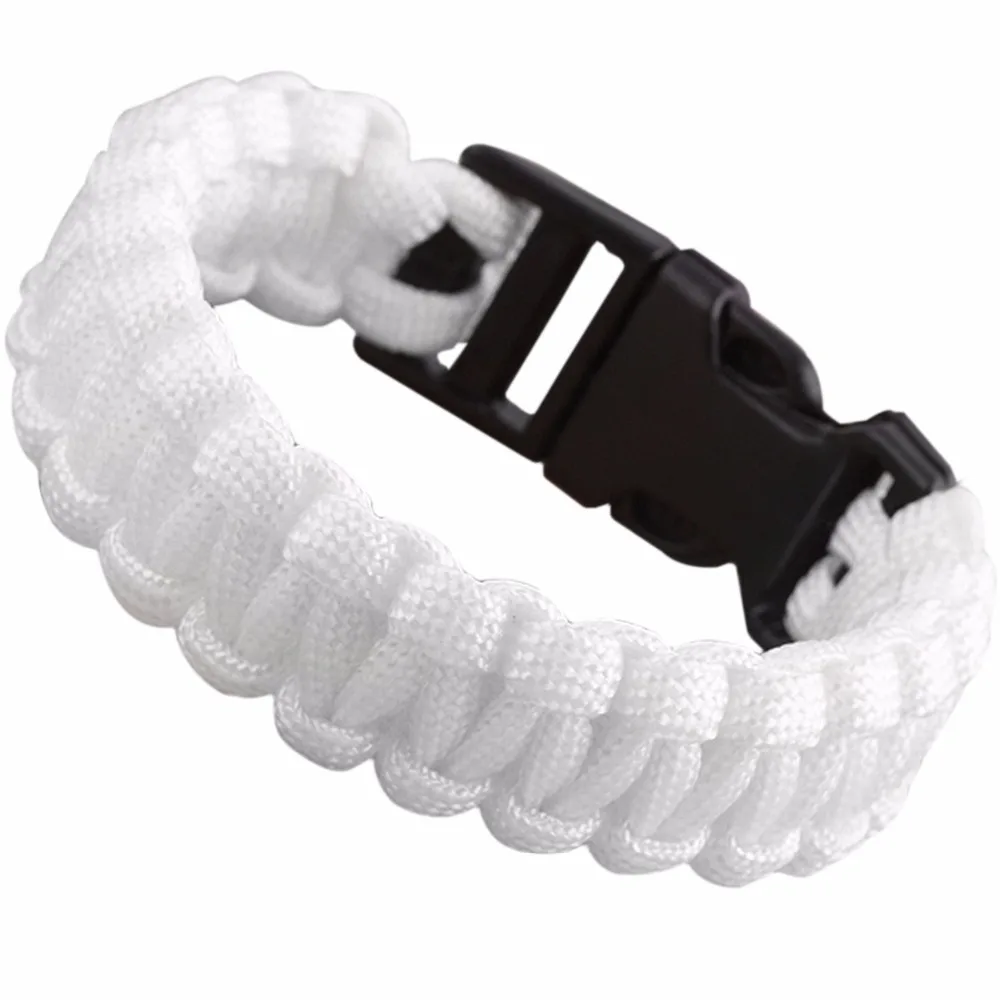 550 Паракорд парашютный шнур плетеный пластиковая пряжка Аварийный Браслет для