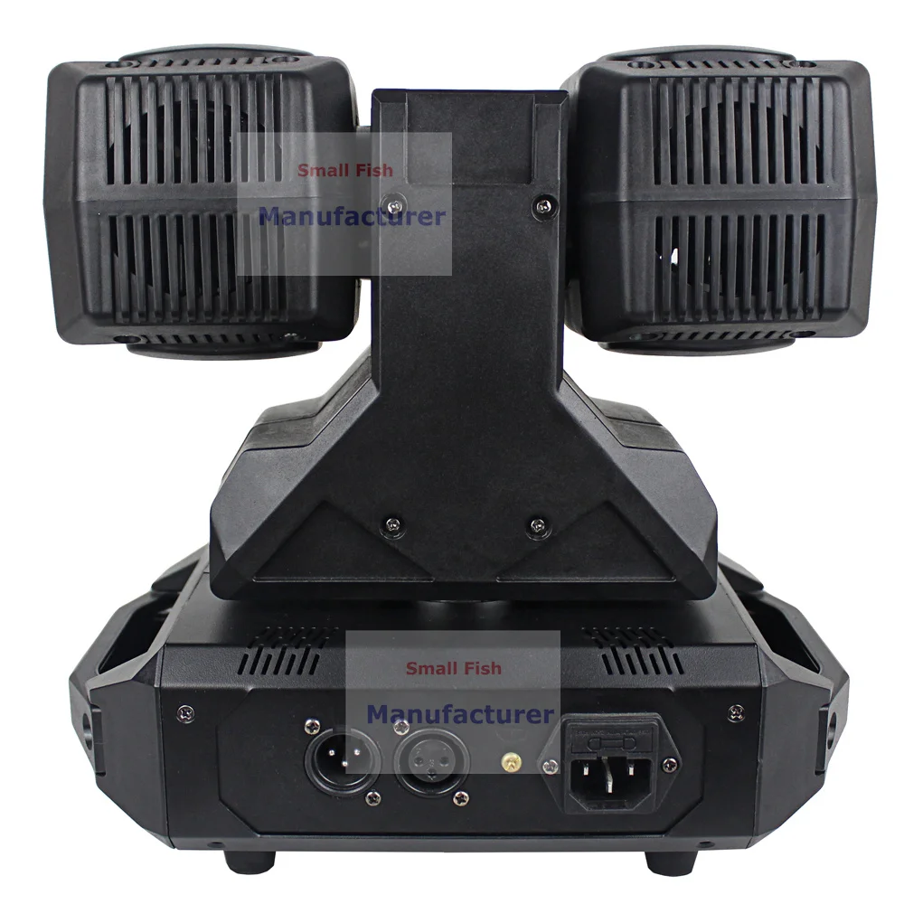 Newest 2X30W RGBW Quad Color LED Moving Head Beam Lights 2X12Pcs Strips 0-100% Linear Dimmer For Xmas Holiday Decorations | Лампы и