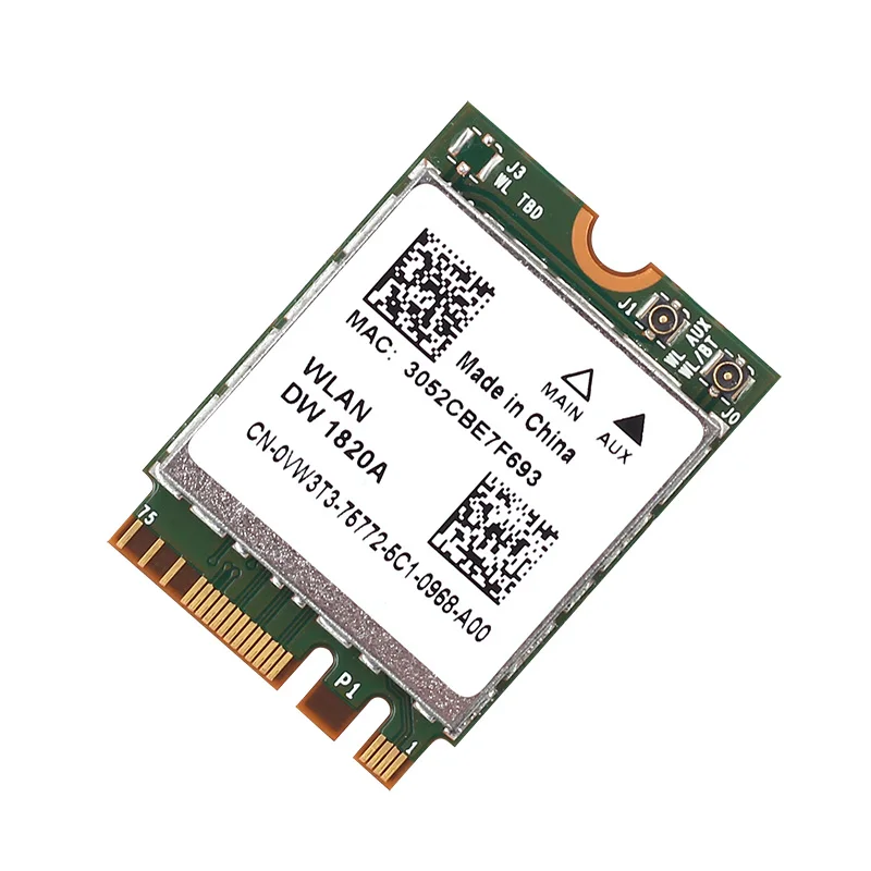 867 Мбит/с двухдиапазонный сетевой Беспроводной Wi Fi карта адаптер для DW1820A BCM94350ZAE M.2