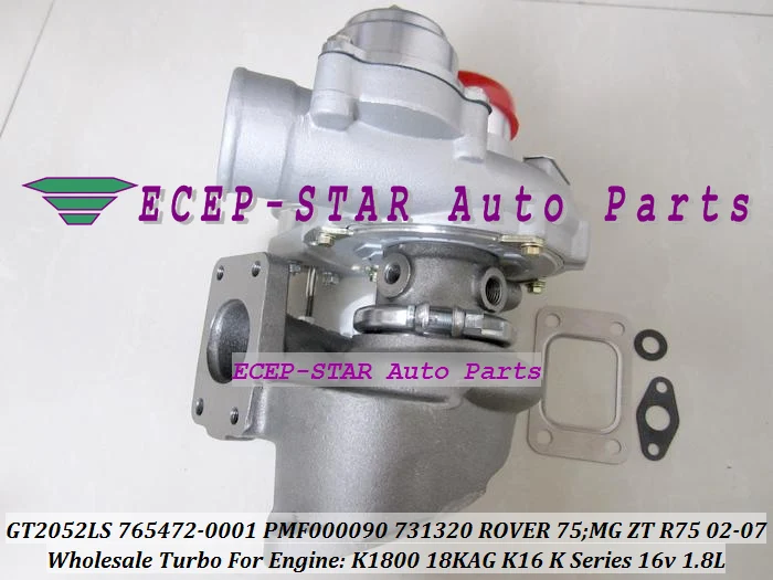 GT2052LS PMF000090 731320 5001S 765472 5002S Турбокомпрессор для ROVER 75 MG ZT R75 K Serie K16 16V 1.8L P K1800 18KAG|turbocharger