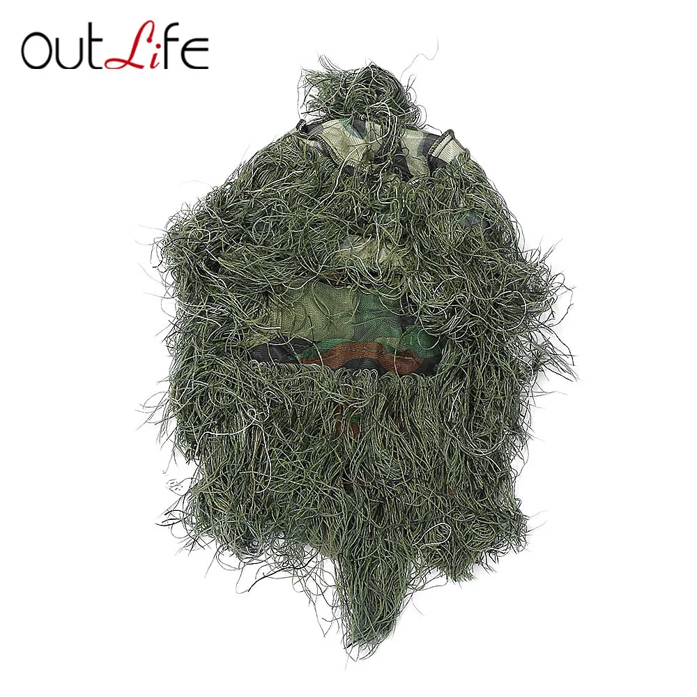 Охотничья травка тактическая камуфляжная кепка с капюшоном для охотничьего