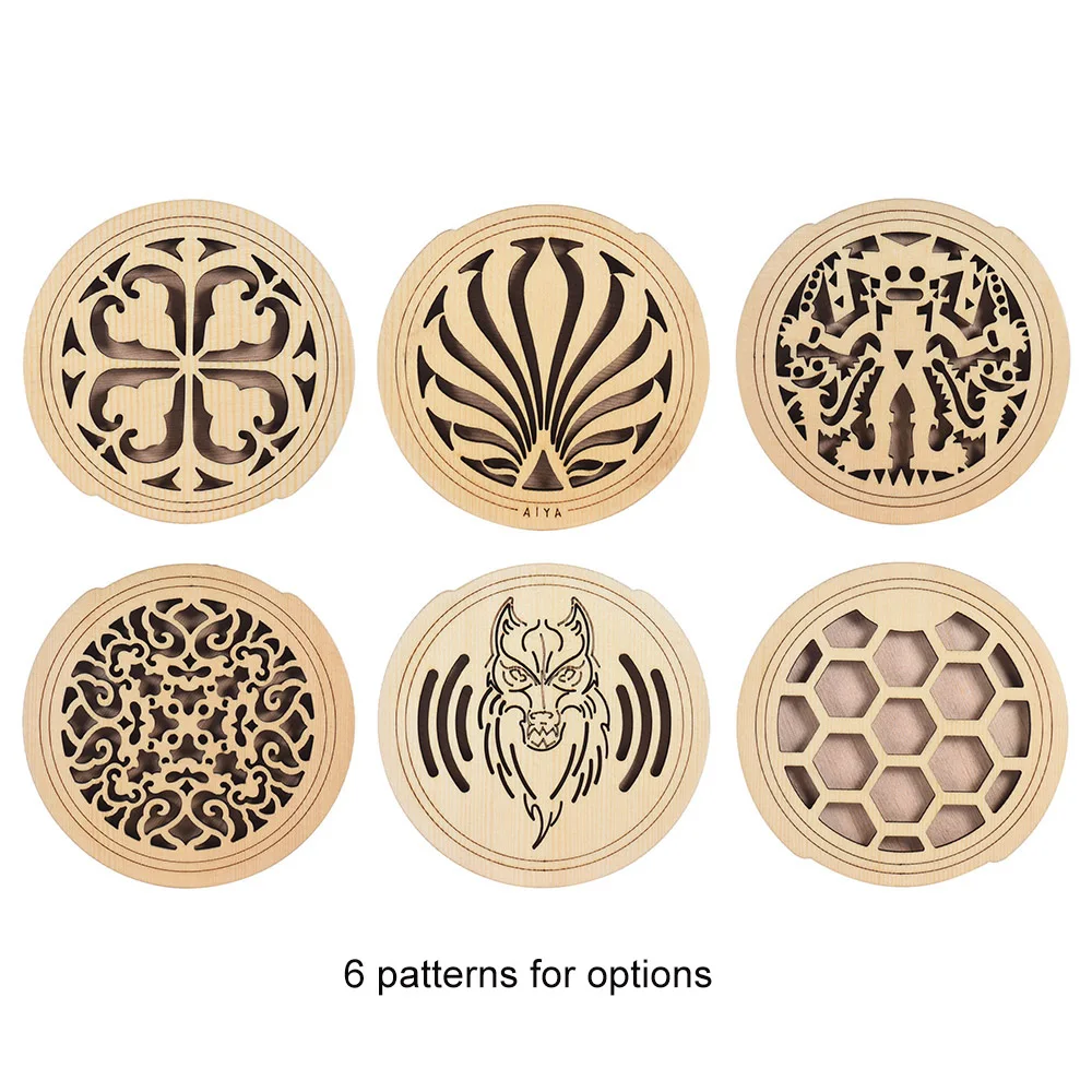 Деревянная гитара Soundhole звуковая Крышка блока отзывы буфера ель дерево для EQ