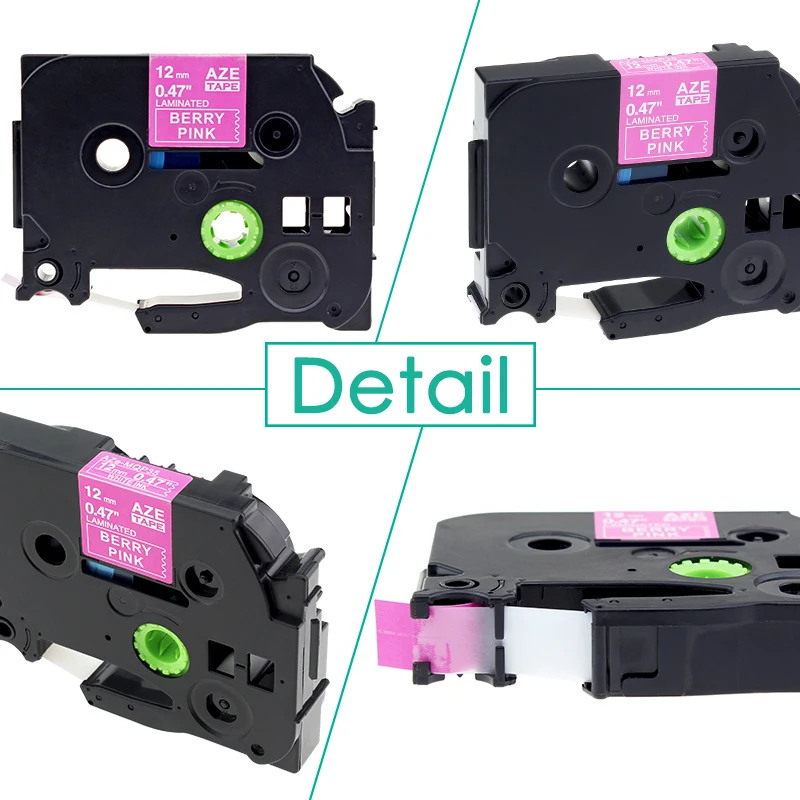 Greateam 1pcs TZe-MQP35 for Brother P-Touch Label Printer TZ MQP35 TZeMQP35 White on Berry Pink 12mm*5m Ribbon Tze Tape | Компьютеры и
