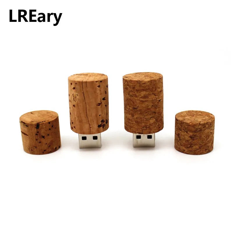 Натуральный Деревянный usb накопитель в виде винной пробки флеш с деревянной