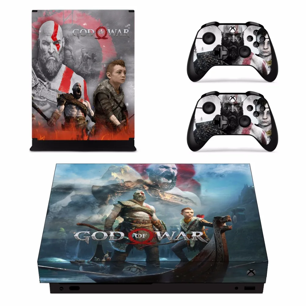 Наклейка из кожи Game God of War наклейка для консоли Microsoft Xbox One X и 2 контроллеров