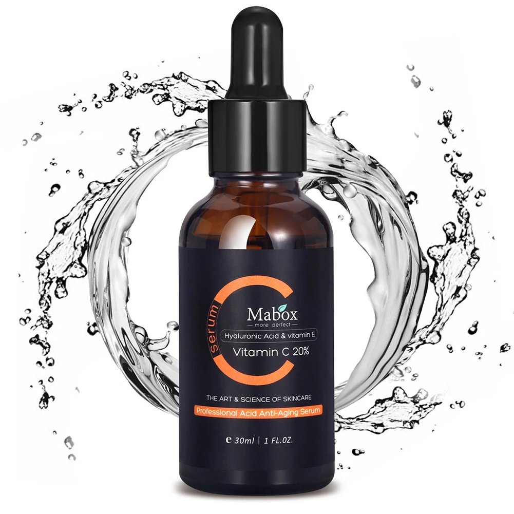 Vitamin C Lemon Essence Whitening Serum Hyaluronic Acid Face Cream Remover Freckle Speckle Fade Dark Spots Anti-Aging TSLM1