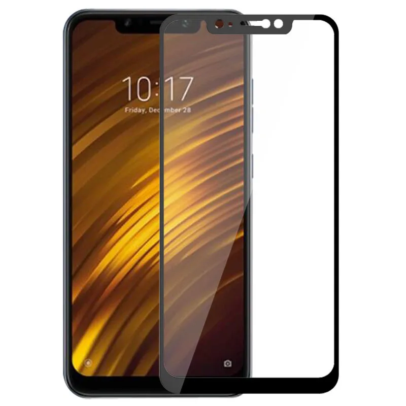 Закаленное стекло Suntaiho для Xiaomi mi 8 lite Pocophone F1 A2 max3 защита экрана Полный Чехол Redmi note